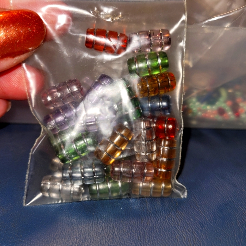 Multi-Colored Long Beads